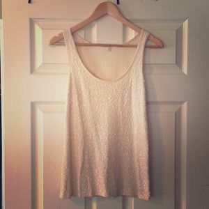 J. Crew sequined tank. Sz XS